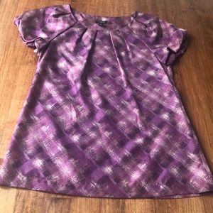 Feminine purple/maroon/pink blouse